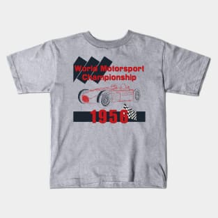 World Motorsport Championship 1956 Kids T-Shirt